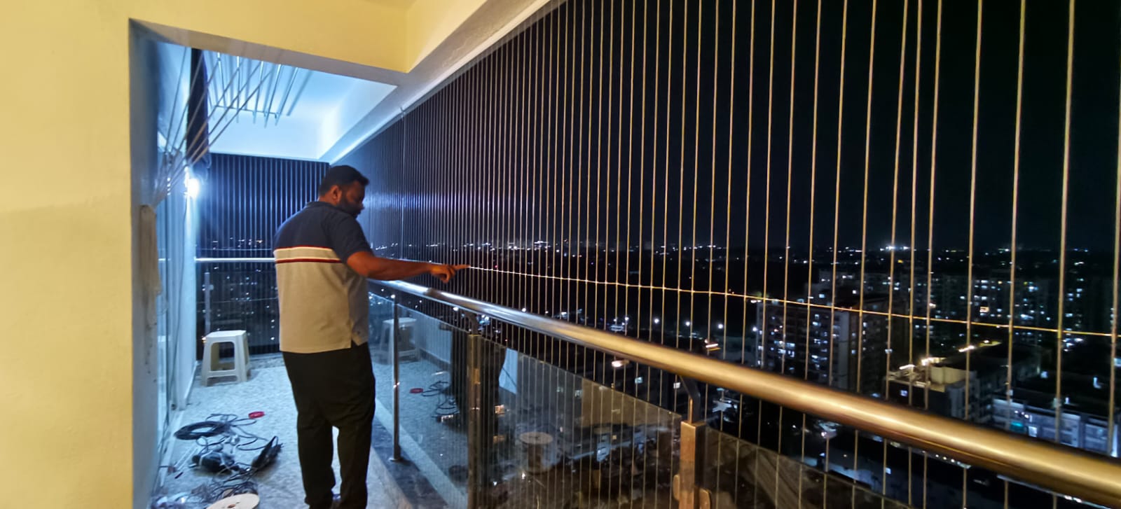 Balcony Invisible Grills